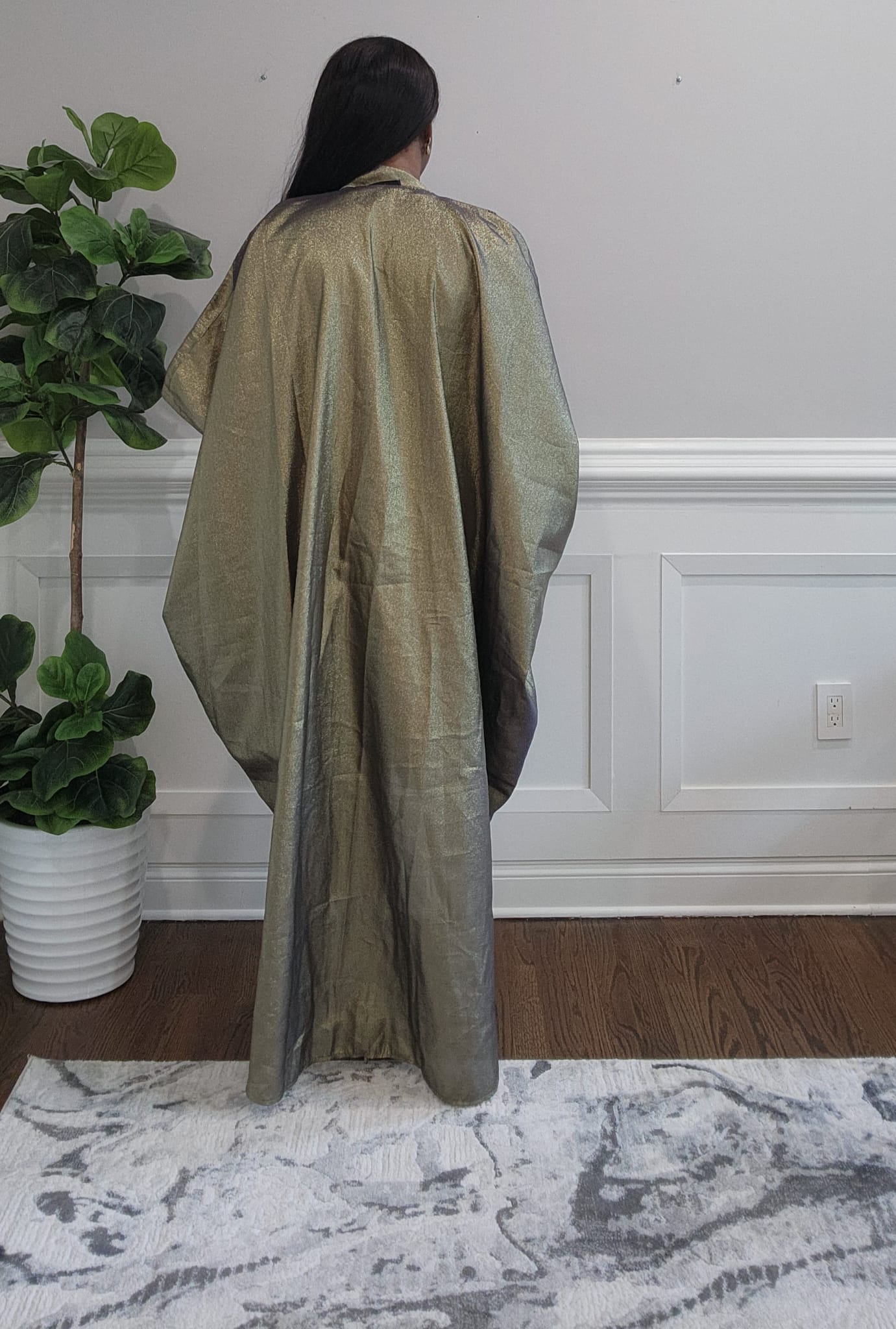 Gold Hi-Low Kimono