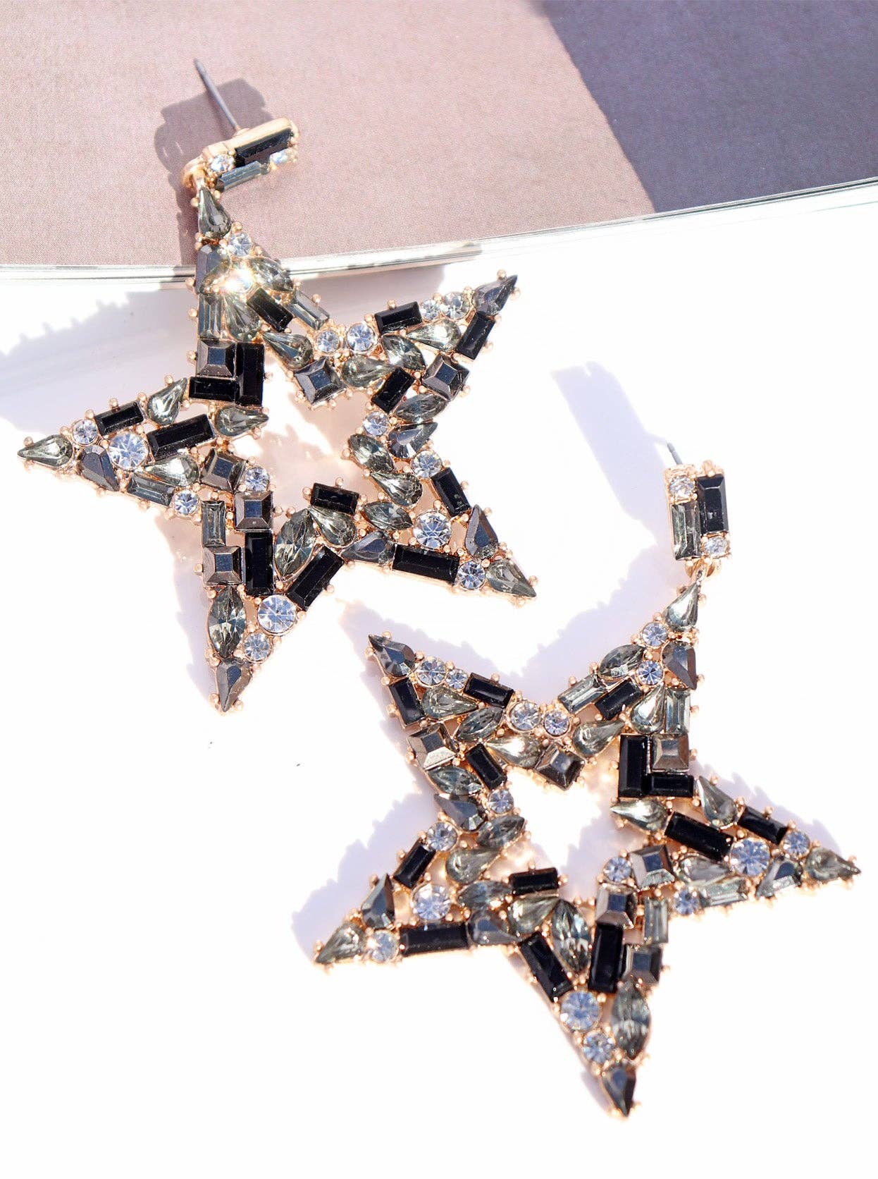 Starlight Over Paris Stone Statement Earrings