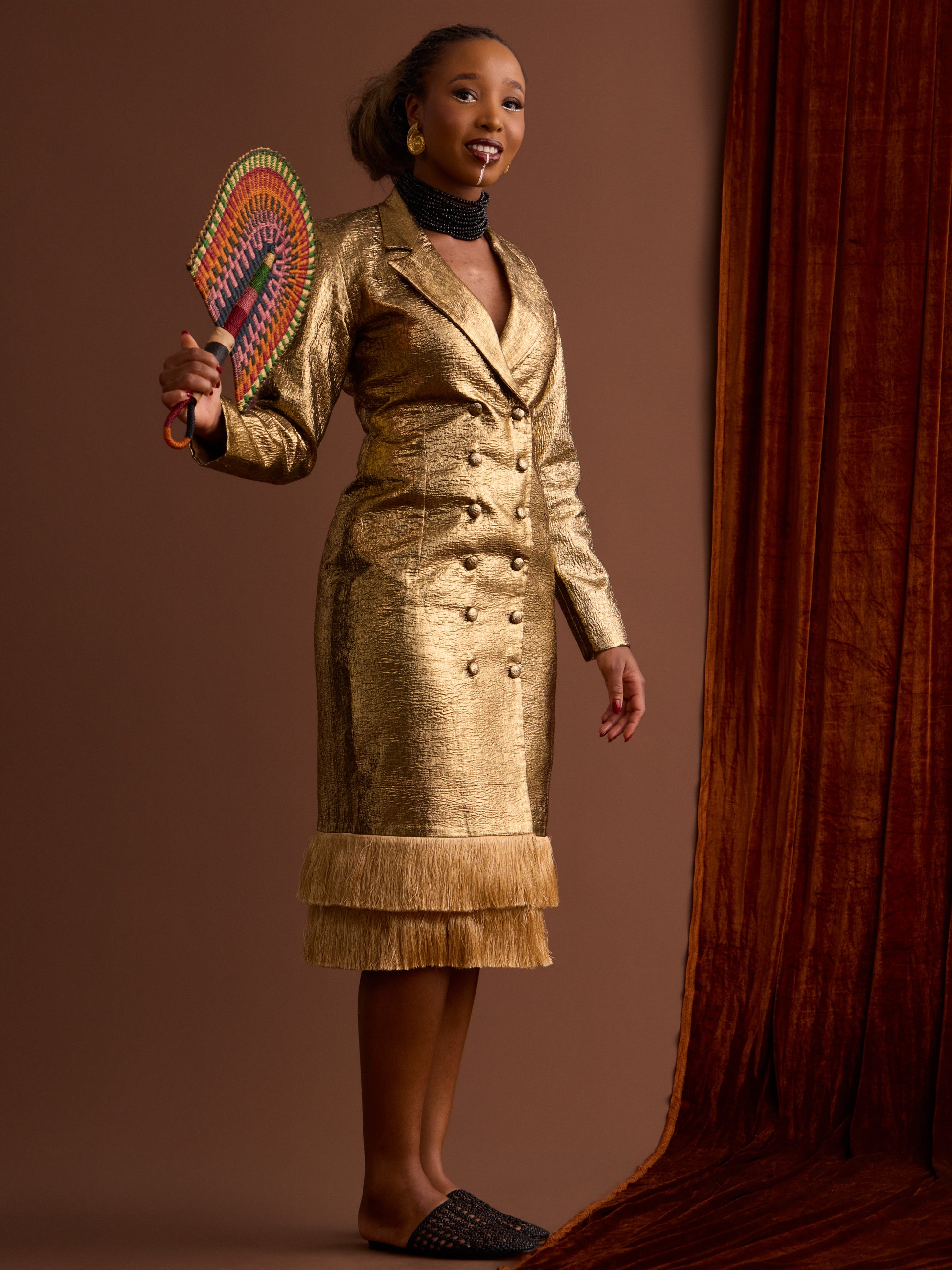 African print dress 