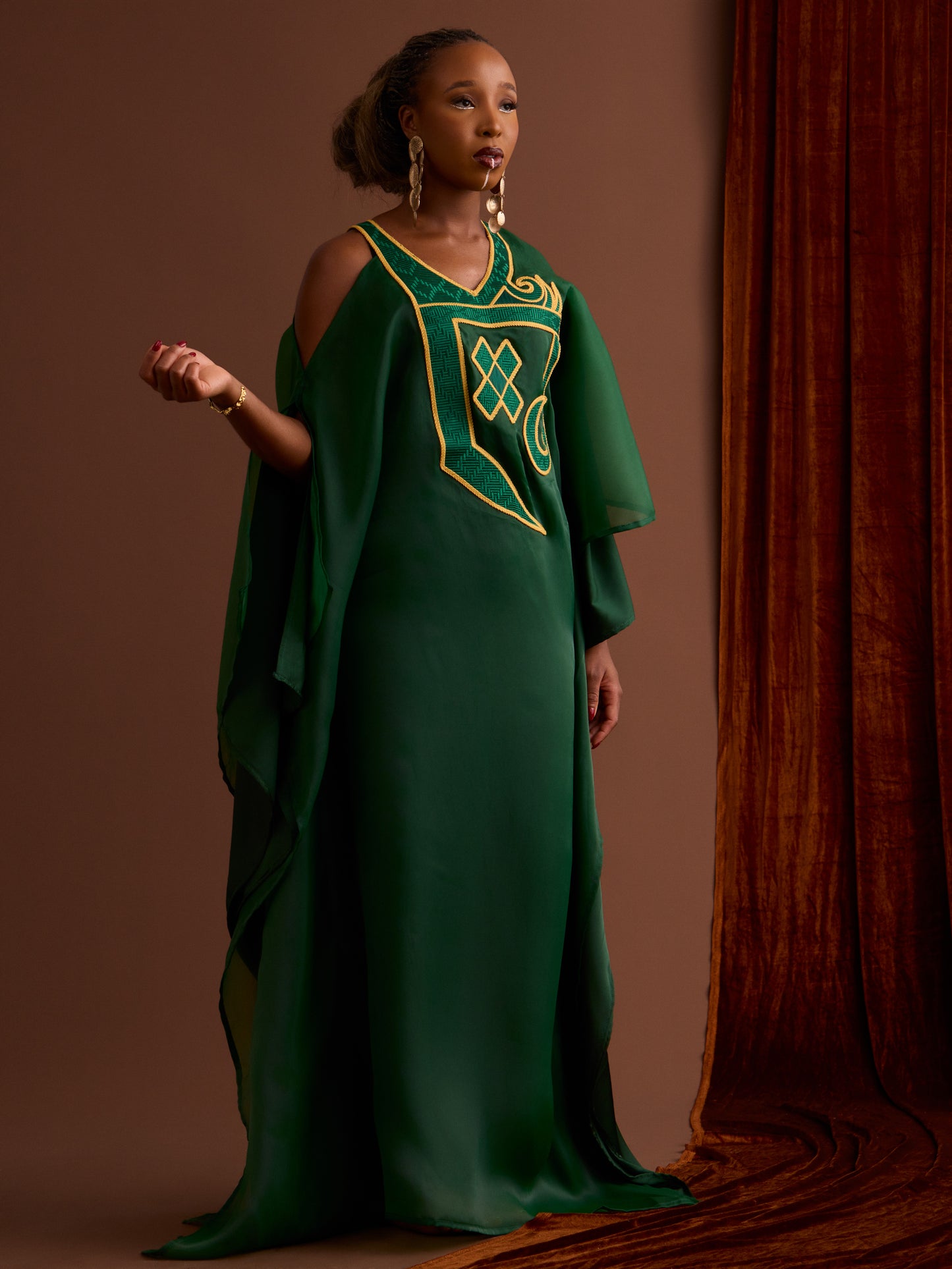 African print dress kimono bubu kaftan