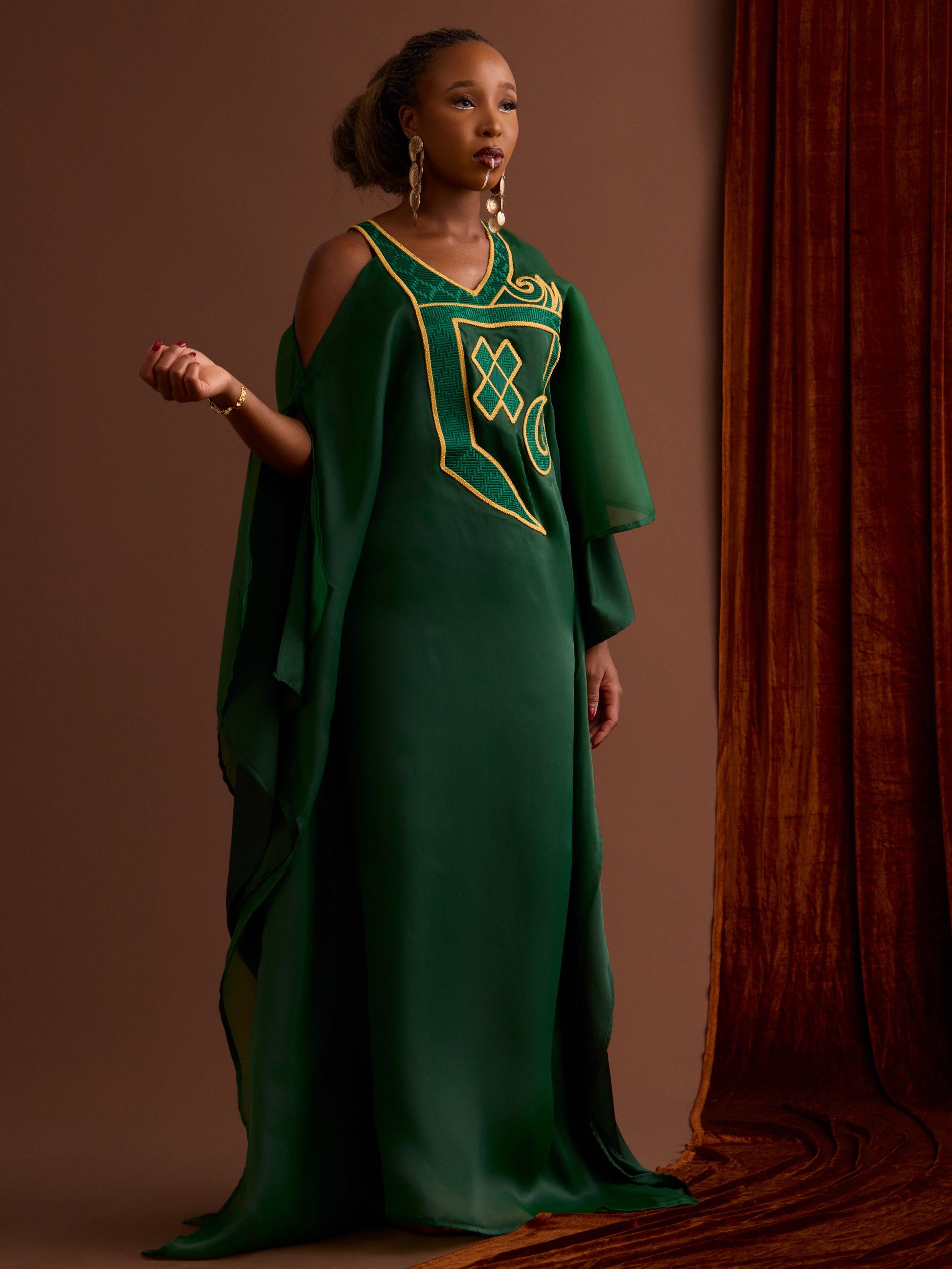 African print dress kimono bubu kaftan