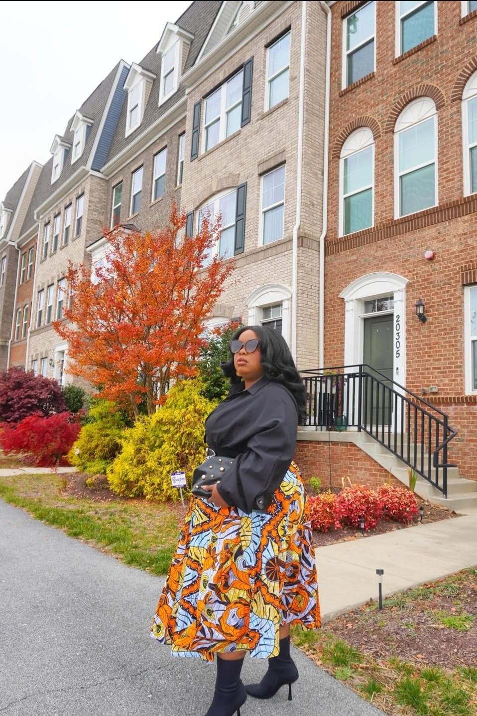 Ayo - African Print Halter Midi Dress