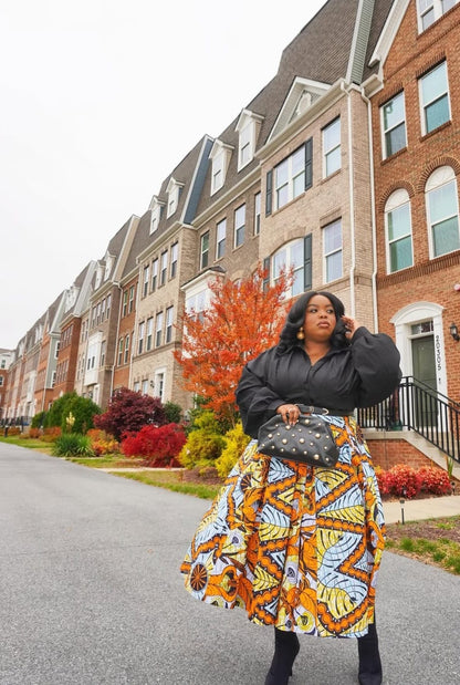 Ayo - African Print Halter Midi Dress
